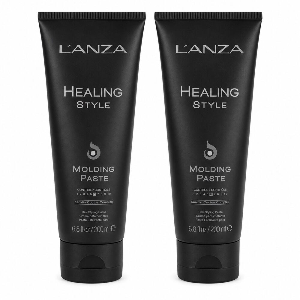2x L’ANZA Healing Style Molding Paste 6.8 fl oz 200ml Hair Styling Paste